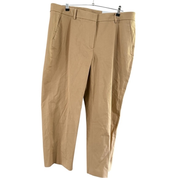 Chico's Tan Ankle Cropped Tailored Fit Pants - Picture 2 of 11